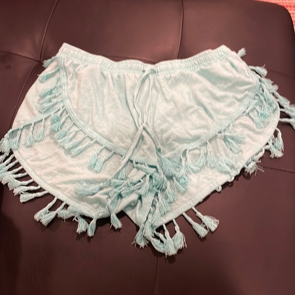 Victoria's Secret Pants - Victoria’s Secret size small swim wear shorts teal